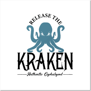 Release the Kraken - Authentic Cephalopod Posters and Art